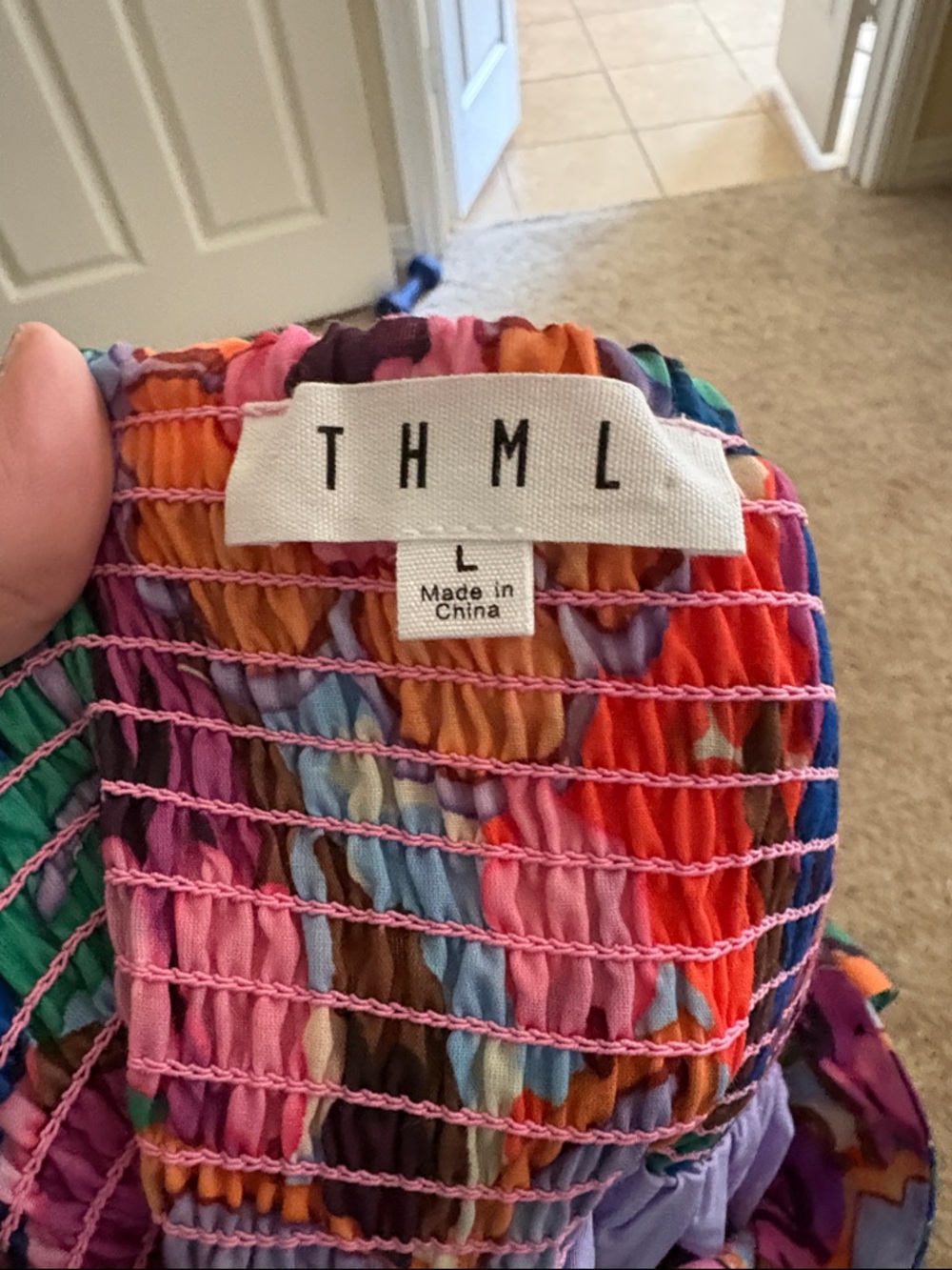 THML Multicolor Floral Maxi Dress - Picture 9 of 9